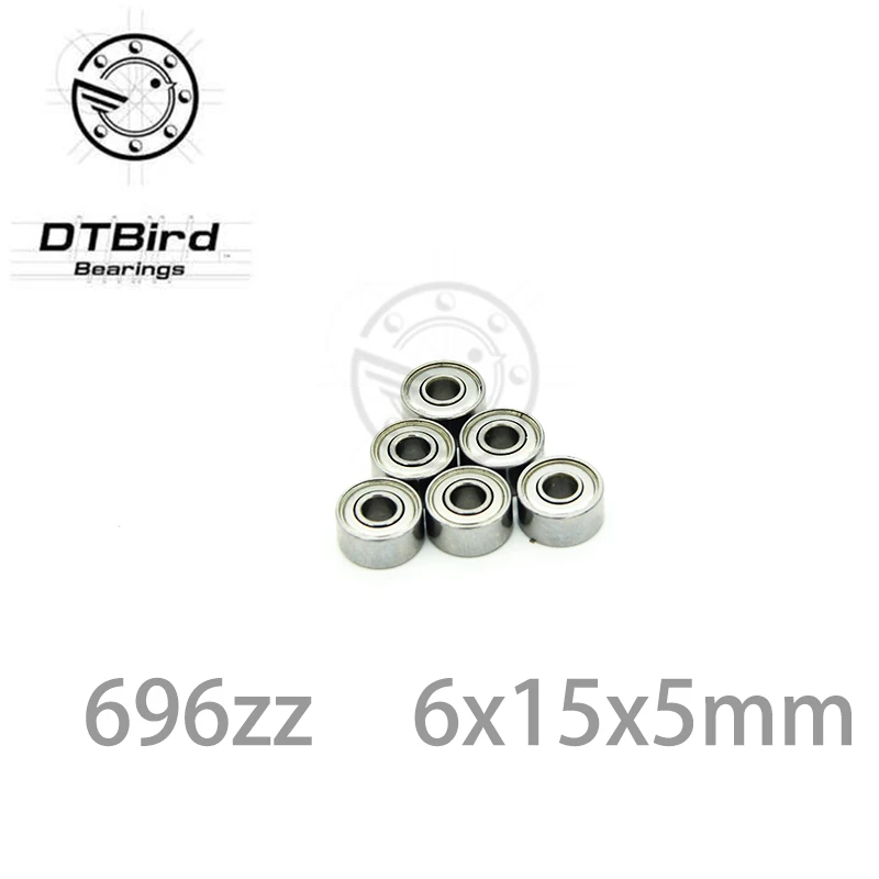 ABEC-5 30 шт. 696ZZ шарикоподшипник 6*15*5 6x15x5 мм металлический щит 696Z глубокий шаровой подшипник
