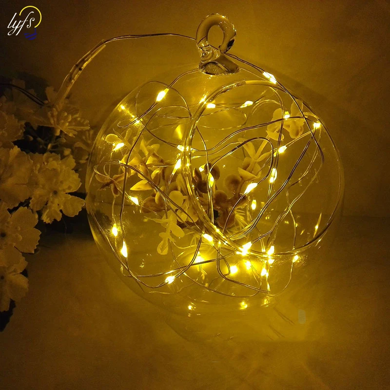 Лучший! LYFS 2M 20 LED Starry String Lights LED Питание от батареи Прозрачный медный провод Сказочные огни
