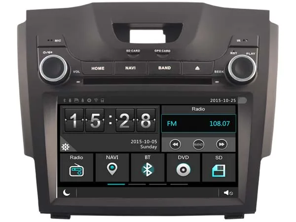 Best Price Car Gps Dvd Head Unit Radio for Chevy Chevrolet S10 Isuzu Dmax 2012-2015 Navigation Phone Mirror Multimedia 3G WIFI DVR 1080P