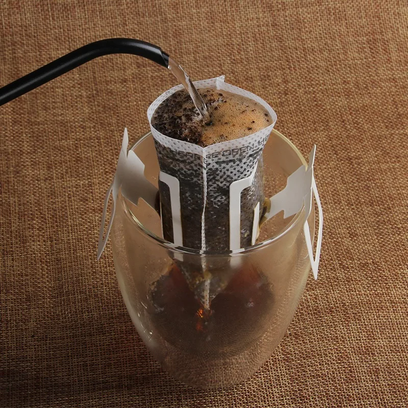 

100Pcs Disposable Drip Coffee Cup Filter Bags Hanging Cup Coffee Filters Coffee and Tea Tools