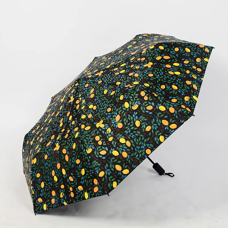 Creative lemon umbrella, fashion trend, outdoor sunshade, sun umbrella