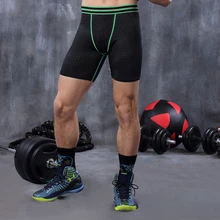 Мужские Утягивающие шорты плотный нижний слой Нижнее белье Боксеры для упражнений фитнеса тренировка Футбол Баскетбол шорты