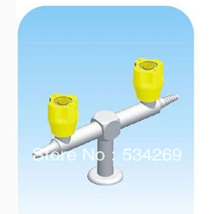 

Pure Copper Dual-port T shape and Right Angle gas Hancock