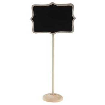 

SOSW-Mini Blackboard Chalkboard Wordpad Message Board Holder Clip (Set of 10)