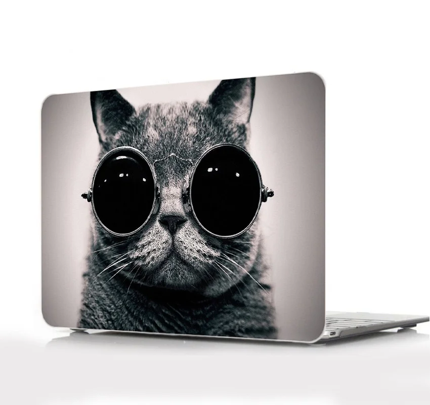 Чехол для планшета с цветным рисунком чехол ноутбука + клавиатуры Apple Macbook Air Pro Retina