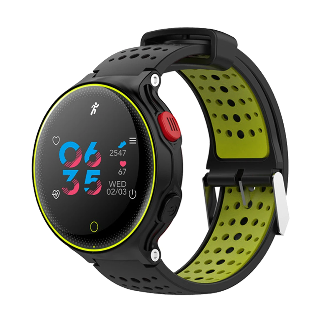 CONTECHIA E07 Bluetooth Smart Watch IP68 Водонепроницаемый красочные OLED Smartwatch крови Давление монитор сердечного ритма для iOS Android