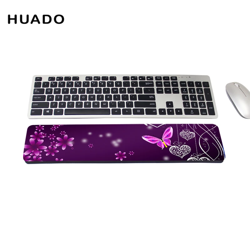 

Comfortable Wrist Rest Gaming Keyboard Mouse Wrist Rest with Non-Skid Mat Soft Wrist Pad Cushion filled for Notebook/ Desktop