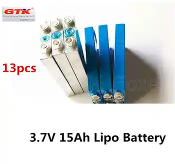 

GTK 13pcs 3.7V 15Ah li polymer lithium battery for 24V 48V lithium li ion battery pack DIY energy sotorage electric vehicle