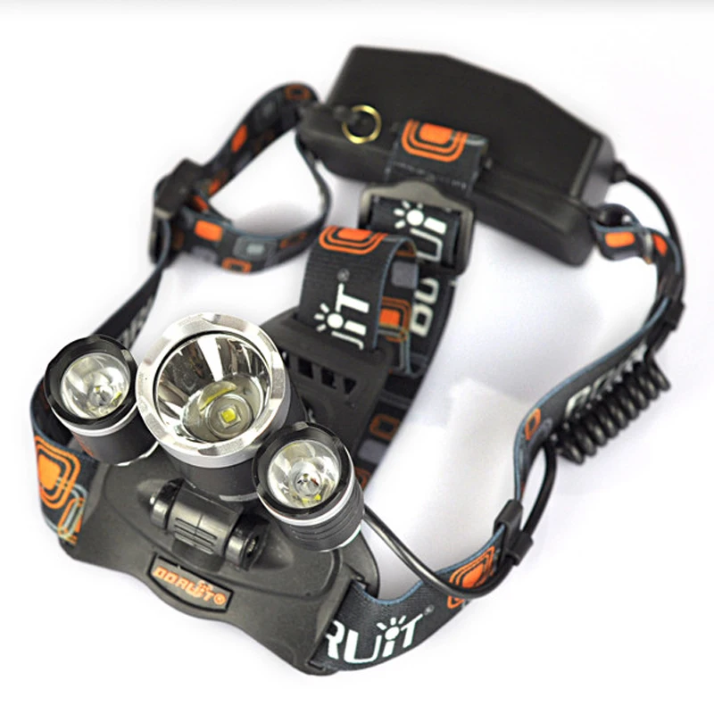 RJ5000 3LED headlamp