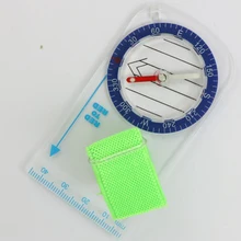 Outdoor Thumb Compass Night light Elite Competition Orienteering Compass Portable Compass Map Scale Compass with ruler kanpas basic competiton orienteering thumb compass free ship ma 40 fs from compass factory