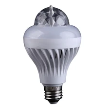 2 в 1 Вращающийся Дискотека Лампы RGB Crystal Ball Эффект Белый и изменение цвета led свет лампы для party club bar or home use