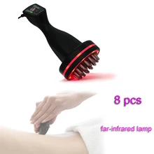 High Quality Far Infrared Massager Meridian Health Cupping Slimming Temperature controlled 8 Far-Infrared Lamp