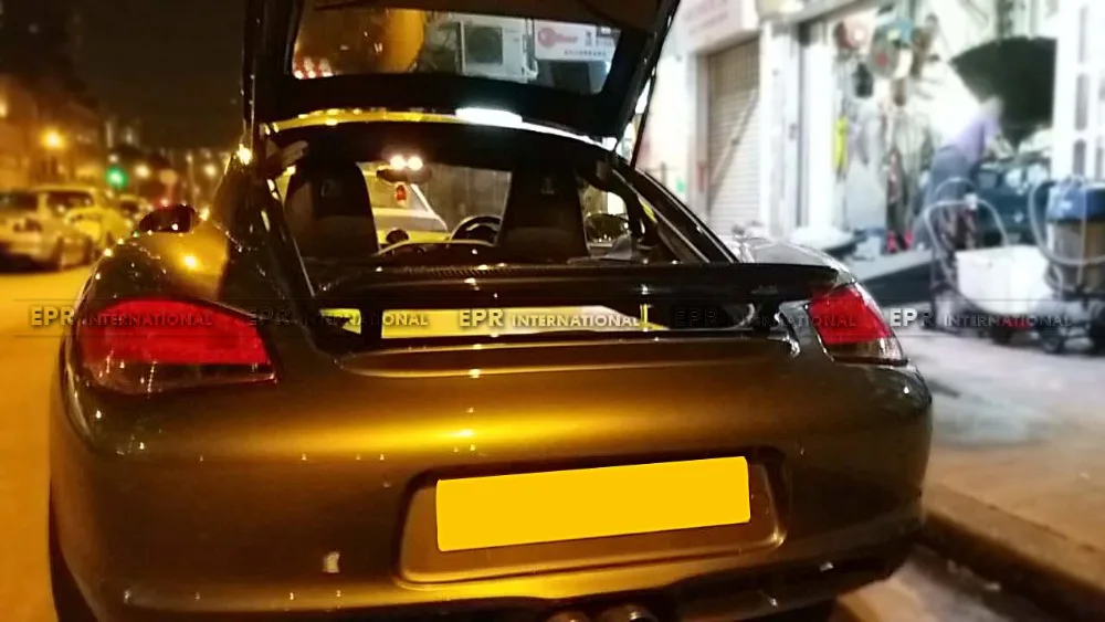 Porsche 2006-2012 Caymans (Boxster S need cayman spoiler mount) EP Style Rear Duckbil Spoiler(2)_1