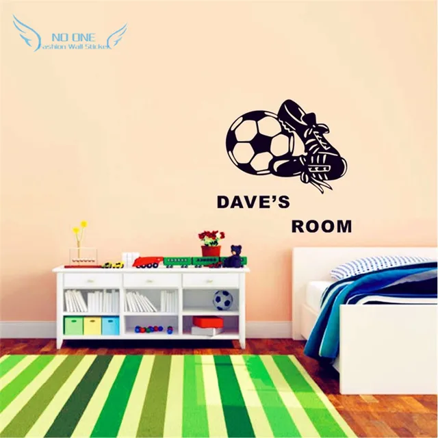 Online Shop Personalized Naming Vinyl Wall Stickers Football And Online Shop Personalized Naming Vinyl Wall Stickers Football And