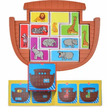 

Noah's Ark Animals Great Save Children Shape Thinking Puzzle Kids Fun Toys Children's Reasoning Game Educational Toys