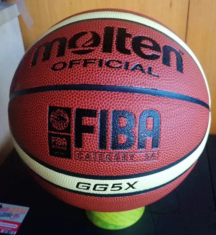 New Brand High Quality Genuine Molten Gg5x Basketball Ball Pu Materia
