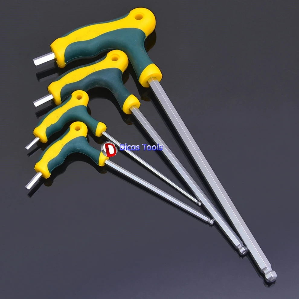 

3mm chrome vanadium steel T end hex key allen key hexagon socket