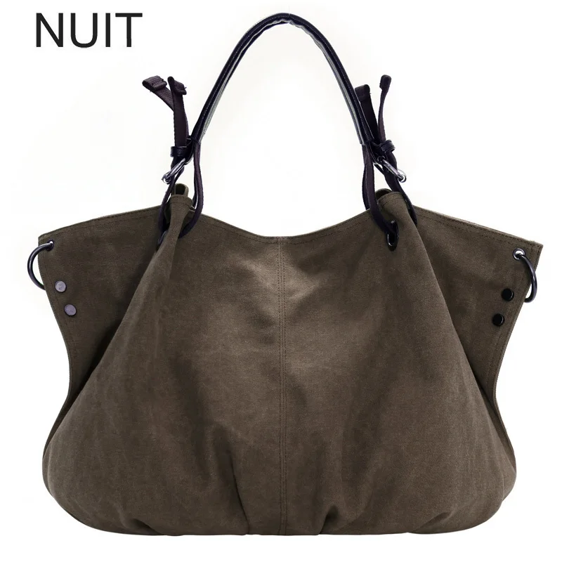 

Vintage Canvas Ladies Hand Bags Female Designer Handbags Woman Large Casual Tote Crossbody Bags For Women Messenger Bag