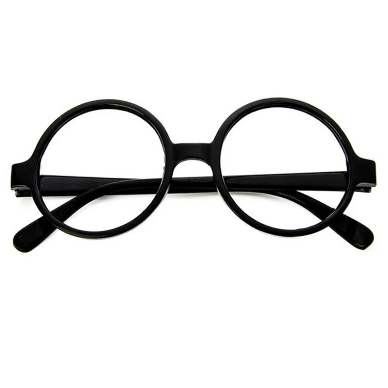Personality Vintage Clear Lens Eyeglasses Frame Retro Round Men Women Unisex Nerd Glasses Reading Glasses Frame