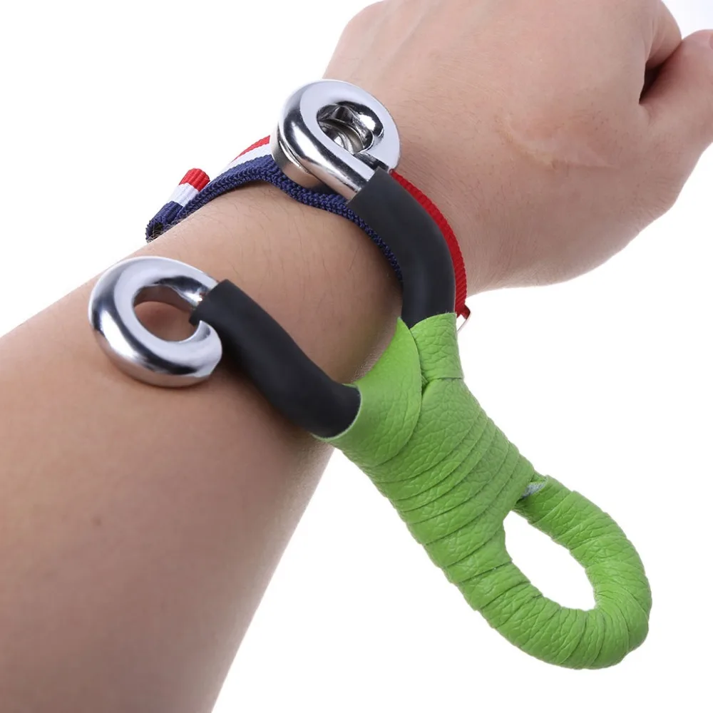 Slingshot Bracelet Absorb Steel Beads Outdoor Hunting Shooting