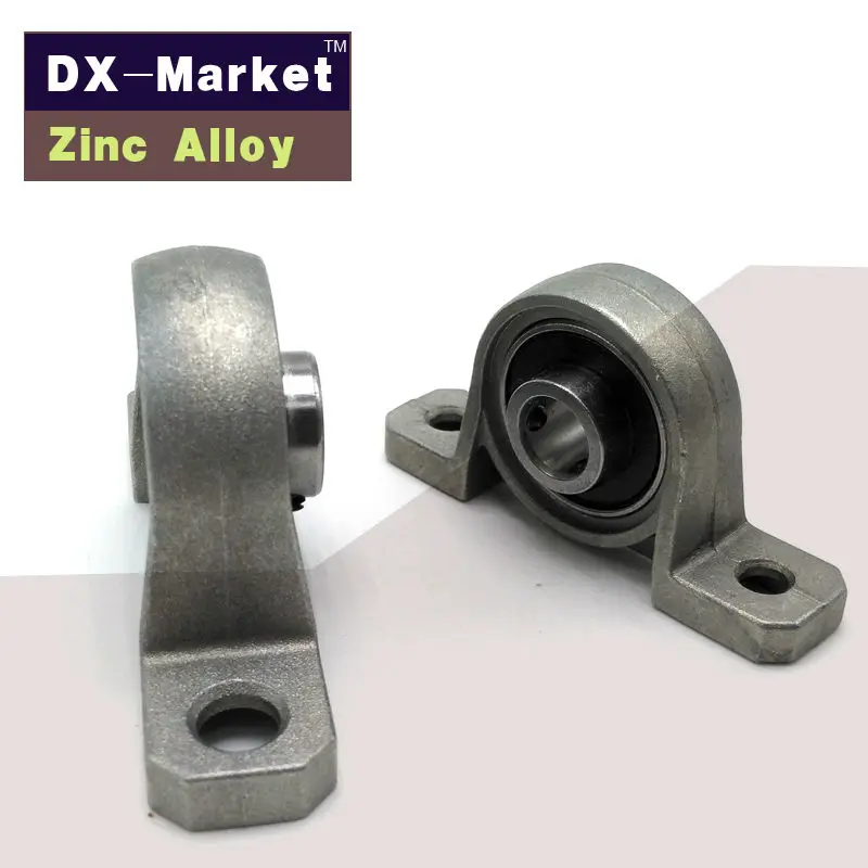 KP003 , 17mm 2pcs , Zinc alloy vertical bearing pillow blocks set screw