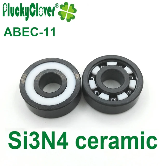 1pc zro2 si3n4 full ceramic 608 2rs bearing fidget spinner bearing fidget spinner bearing size