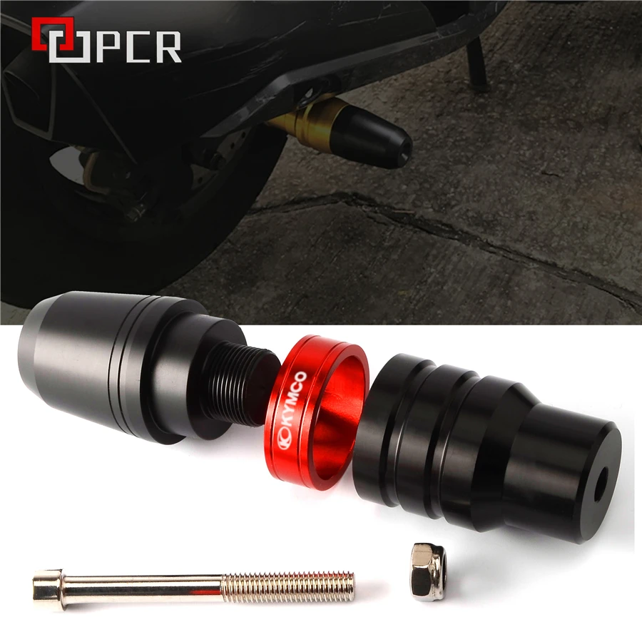 

Motorcycle Crash Pads Exhaust Slider Protector For kymco Downtown 200i 300i Xciting 250 300 Frame slider Accessories