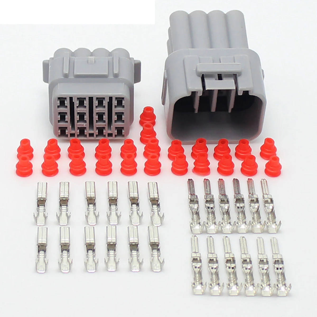 1 Set Mayitr Waterproof Connectors 12 Pin Way Sealed Male & Female