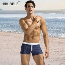 HIBUBBLE, 8 цветов, новинка, одежда для плавания, Мужская дышащая одежда для плавания, мужские плавки, боксеры, трусы, Sunga, купальные костюмы, пляжные шорты с карманом