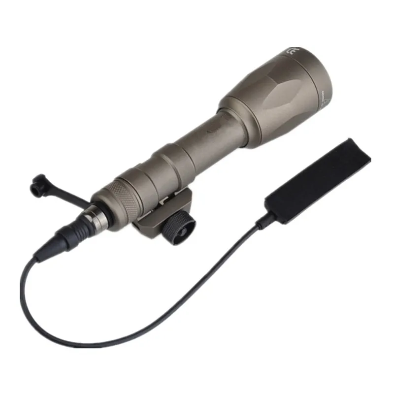 Tactical flashlight with tail switch M600P SCOUT LIGHT LED FULL VERSION xlamp black DE2 (2)