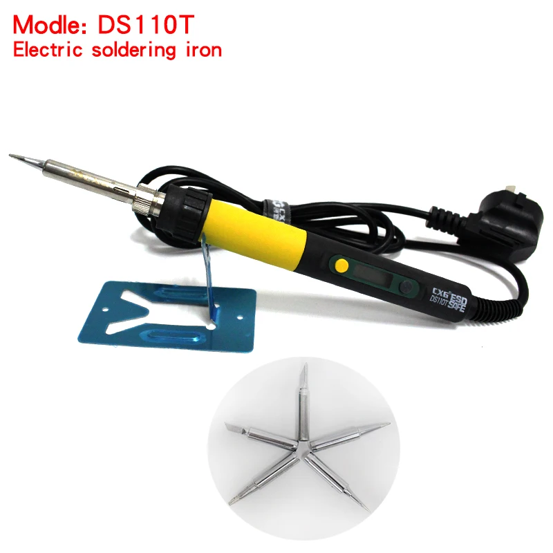 

High quality Digital LCD Electric soldering iron 110W CXG DS110T Adjustable temperature same as GS110D +Solder Iron Tip 5pcs