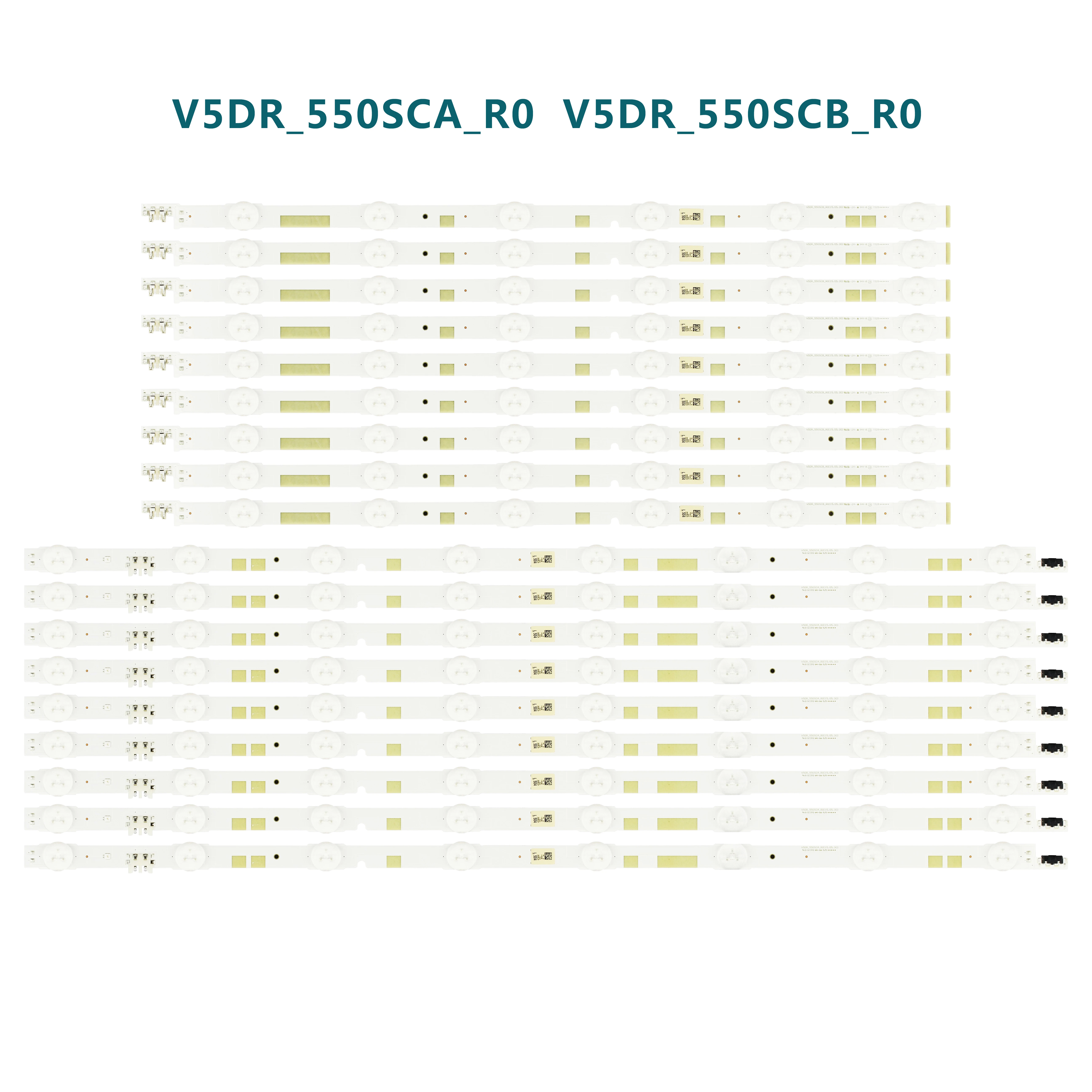 

LED Backlight strip 14 lamp For Samsung 55" TV UN55JS7250FXZX UE55JU6872UXXH UE55JU6800KXXU UE55JU6800KXXC BN96-38880A/38881A