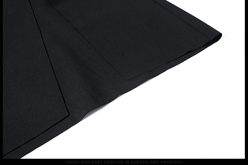 AYUNSUE Осенняя Женская юбка костюмы черный вязаный свитер длинная юбка пряжа плиссированная юбка комплект из 2 предметов saia faldas mujer C4018