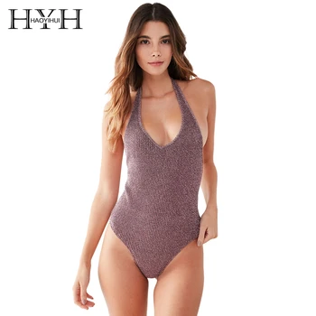 

HYH Haoyihui Women Bodysuit Intimate Sexy Female Backless Slim Club Summer Bodysuits Skinny Hot Party Romper Feminino Overalls