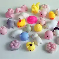 Wholesale 50pcs Japan Kawaii cute animal cat panda dog bear Seal pinch creative squishy vent anti stress squishy children toys