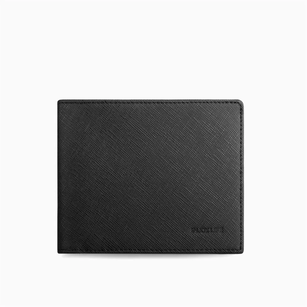

ZOEY Men Women Short Wallet Bigfold Genuine Leather Simple Design Lover Wallets