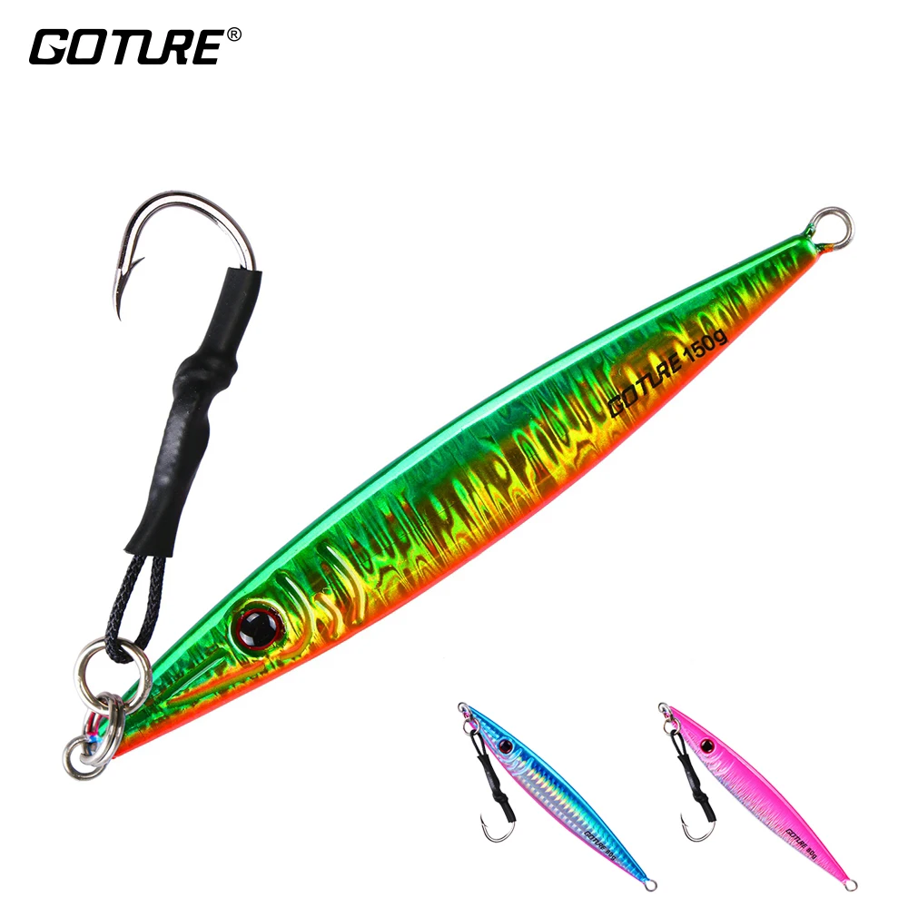 Buy Goture Metal Jigging Fishing Lure 80g/100g/150g