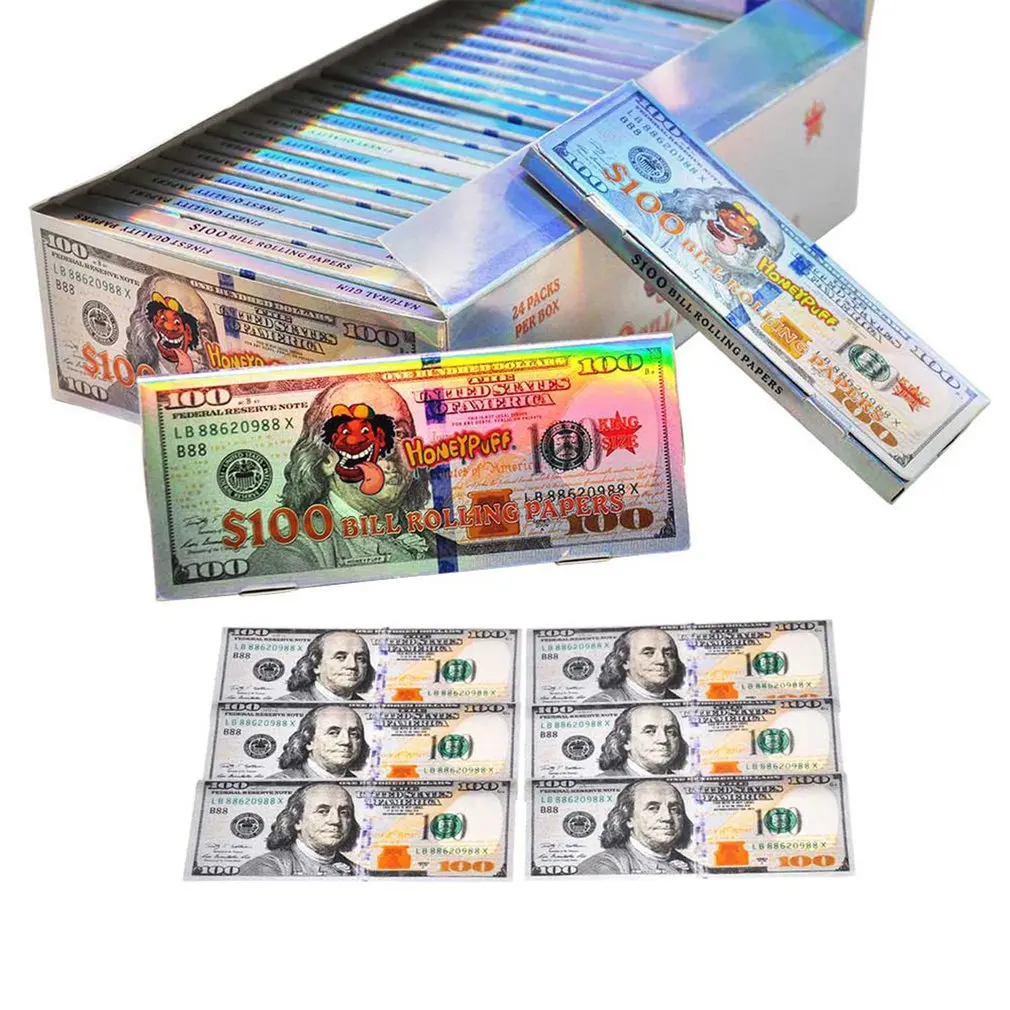 Свернутые кончики натуральный Prerolled для сигареты рулонной бумаги уникальный