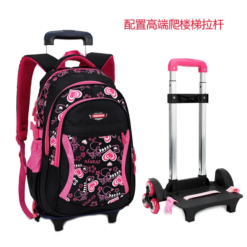 detachable trolley backpack