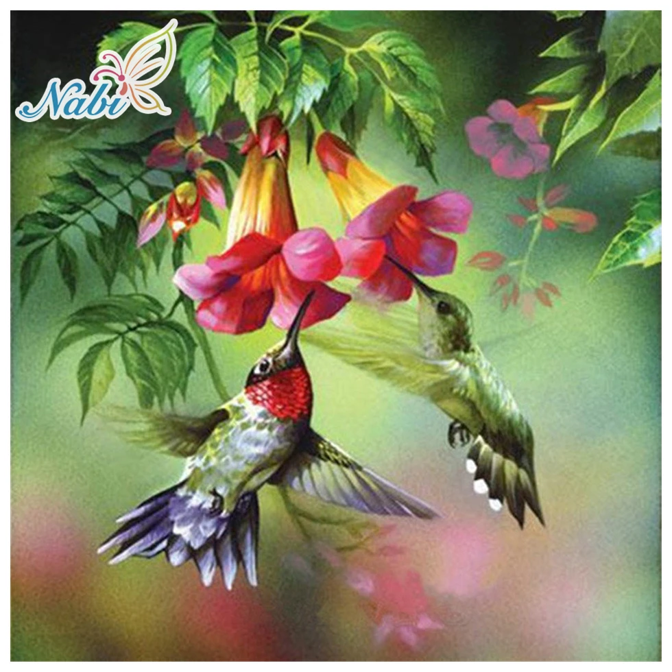 

Nabi Bird Diamond Embroidery Animal Picture of Diamonds 100% Full Square Set for Embroidery Stitch for Baby Room Decor F1510