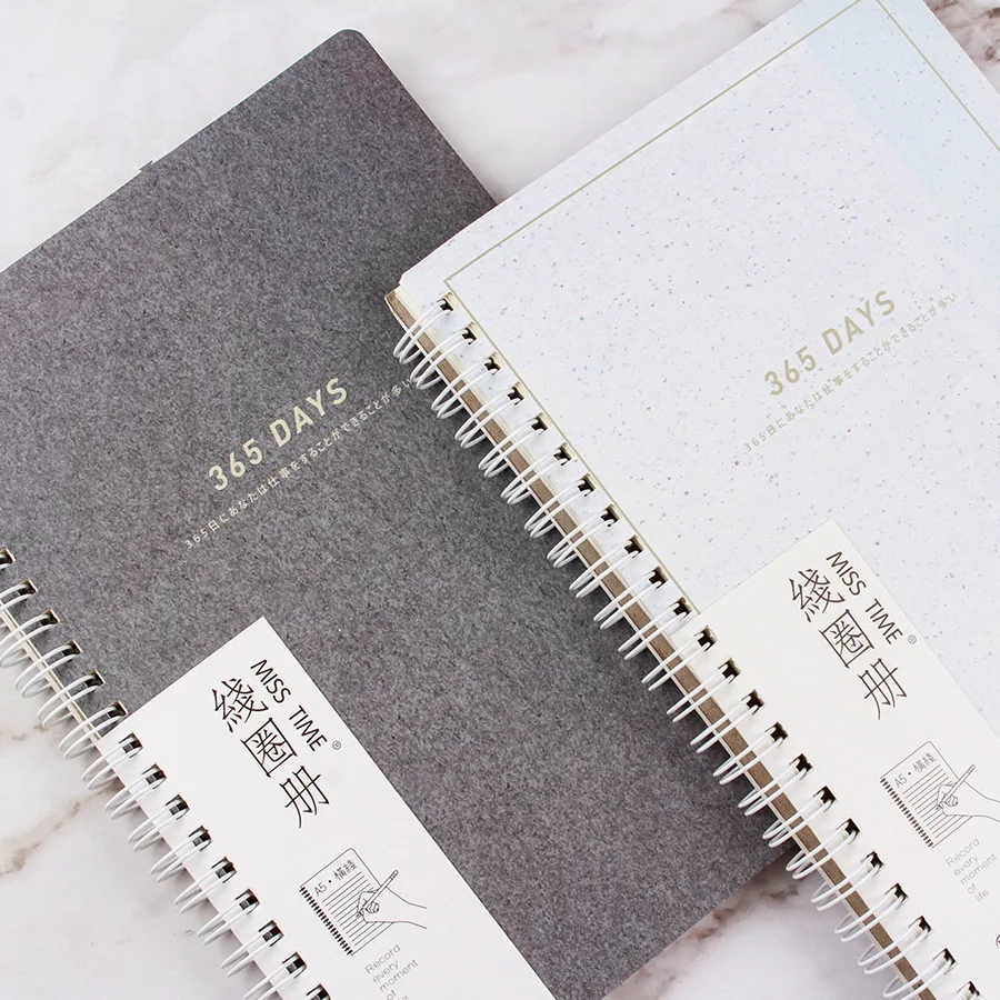 

Time Lapse" Big Coil Spiral Notebook Diary Hand Memo Study Business Journal Notepad Stationery Gift