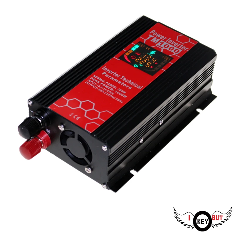 

New Arrive High Quality 12V to 220V Home Car Power Inverter 600W Correction Wave With LED Display Panel DC 12V AC 220V I Key Buy