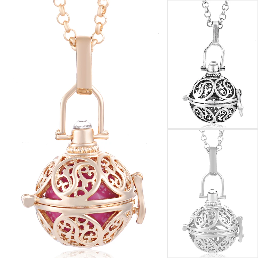 Vocheng Baby Chime Ball плавающий медальон бола ожерелье ангел АОН мама Детская Подвеска
