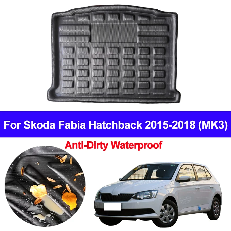 Коврик для багажника Skoda Fabia Hatchback 2015 2016 2017 2018 (MK3) |