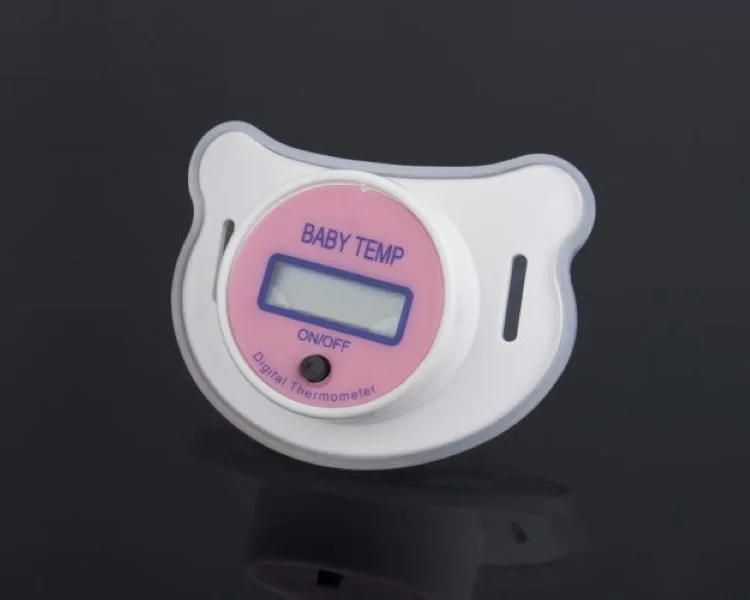 Детская Соска-термометр медицинский силиконовый соска ЖК Цифровой Детский термометр здоровье обеспечение безопасности термометр для детей - Цвет: C