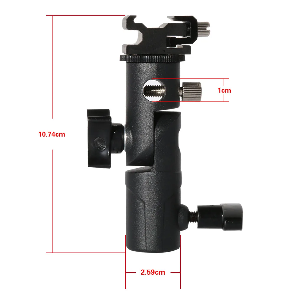  2Pack Camera Flash Speedlite Mount Swivel Light Stand Bracket with Umbrella Reflector Holder for ca