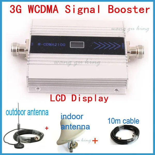 

Direct Marketing FULL SET LCD Booster Display 3G Repeater 2100MHz Signal Booster Amplifier Signal Repeater Amplifier 1sets