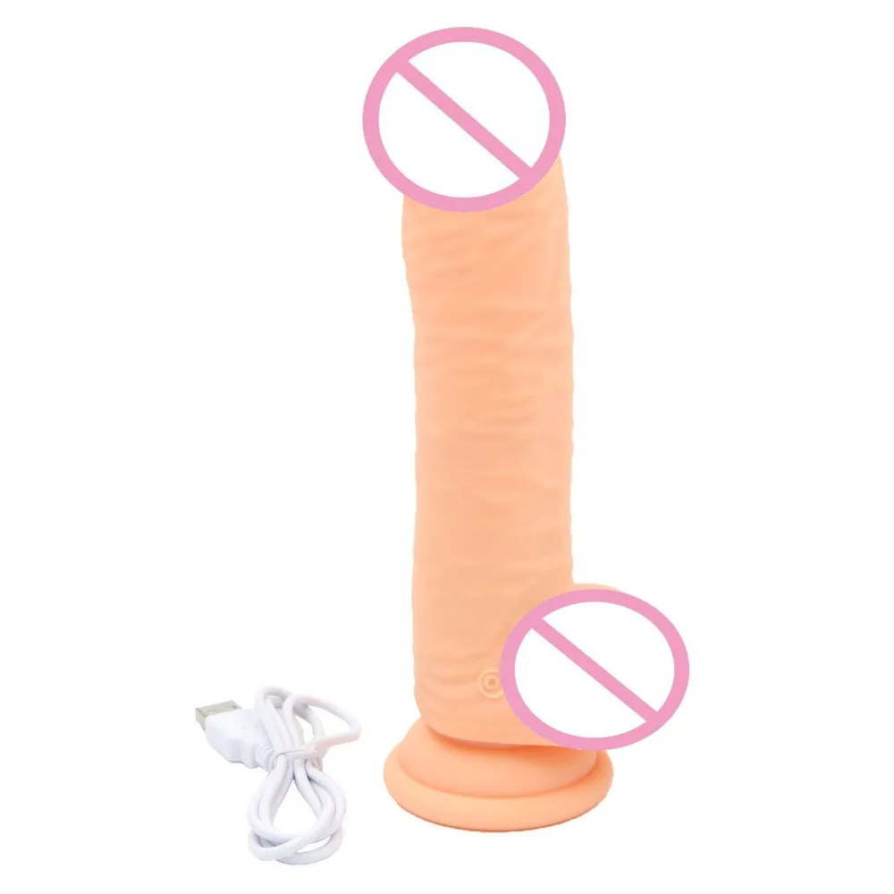 7.75 inch Rotating Huge Dildo Realistic Penis Dick With Strong Suction Cup Rechargeable Dildos Vibrator Adult Sex Toys For Woman