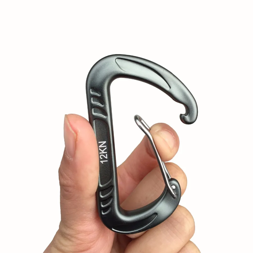 

7075 Aluminum Carabiners in hammocks Survial Key Chain Carabine Hook Clip Camping Equipment Paracord Buckles for Outdoor Camping
