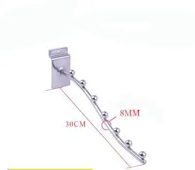 Кронштейн для монтажа на полку железо хром пробивная Полка вешалка аппаратная настенная вешалка для настенных стеллажей Удочка крюк настенная полка балочный крюк вешалка - Цвет: 5